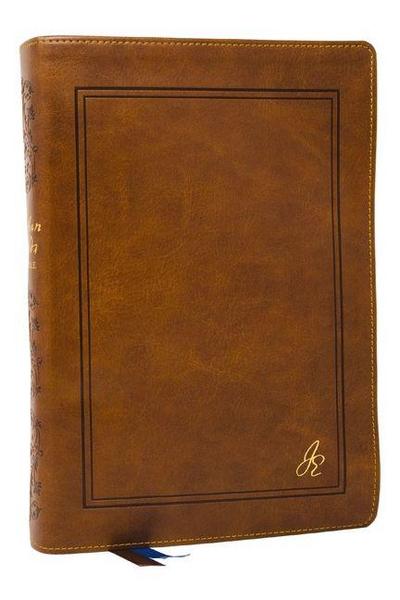 The Jonathan Edwards Study Bible: Experience Abiding Joy in Christ (Nkjv, Brown Leathersoft, Red Letter, Comfort Print)