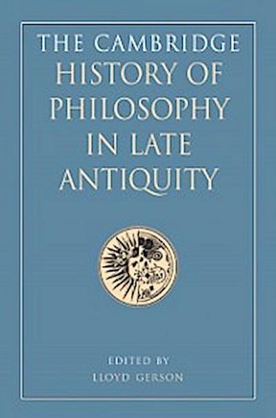 Cambridge History of Philosophy in Late Antiquity