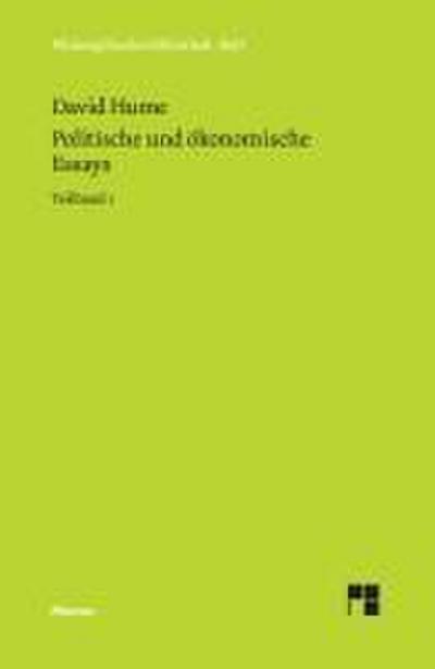 Politische und ökonomische Essays / Politische und ökonomische Essays