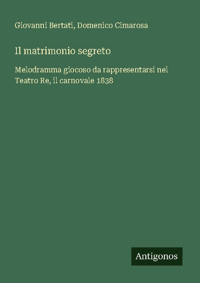 Il matrimonio segreto