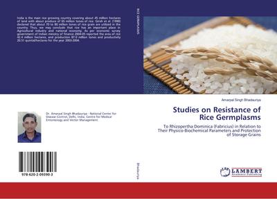 Studies on Resistance of Rice Germplasms