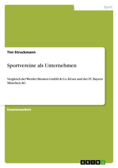 Sportvereine als Unternehmen - Tim Struckmann