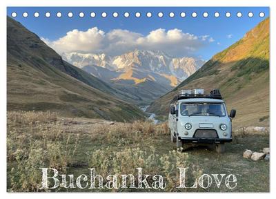 UAZ 452 Buchanka Love (Tischkalender 2026 DIN A5 quer), CALVENDO Monatskalender