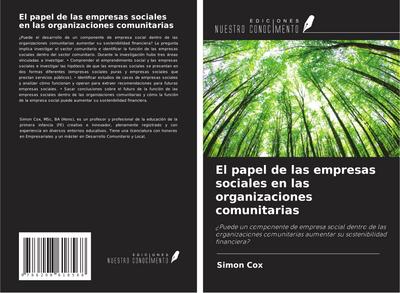 El papel de las empresas sociales en las organizaciones comunitarias
