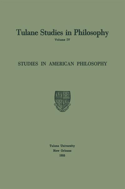 Studies in American Philosophy