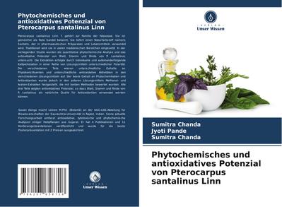 Phytochemisches und antioxidatives Potenzial von Pterocarpus santalinus Linn