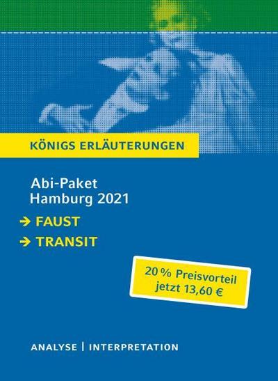 Abi-Paket Hamburg 2021 - Königs Erläuterungen, 2 Bde.