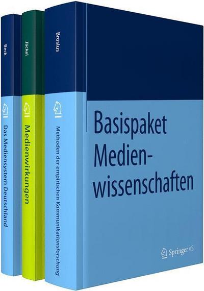 Basispaket Medienwissenschaft, 3 Bde.