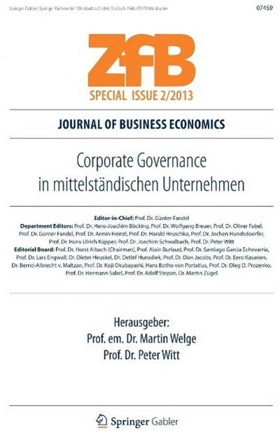 Corporate Governance in mittelständischen Unternehmen
