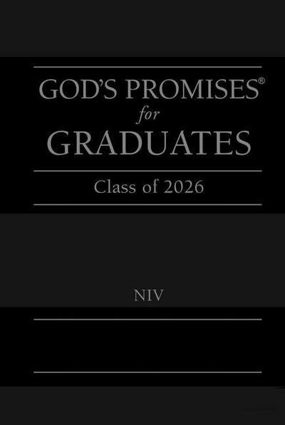 God’s Promises for Graduates: Class of 2026 - Black NIV