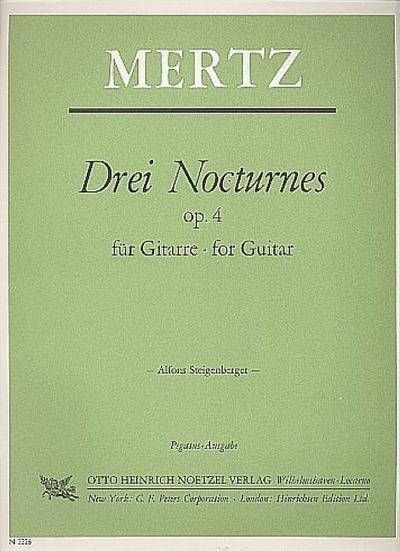 3 Nocturnes op.4für Gitarre