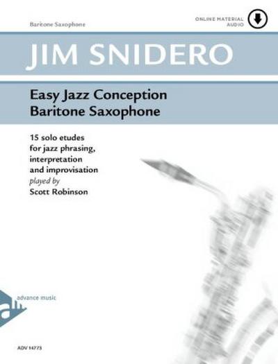 Easy Jazz Conception for Baritone Saxophone, w. Audio-CD