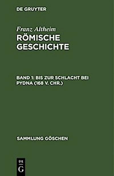 Bis zur Schlacht bei Pydna (168 v. Chr.)