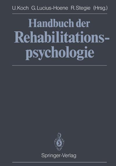 Handbuch der Rehabilitationspsychologie