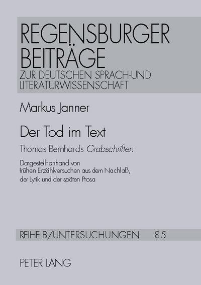 Der Tod im Text