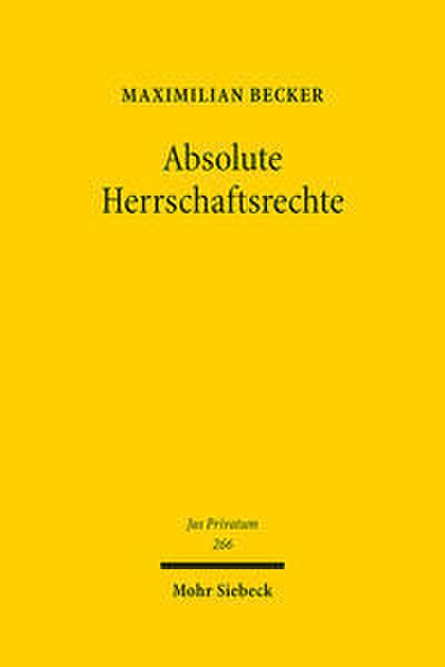 Absolute Herrschaftsrechte