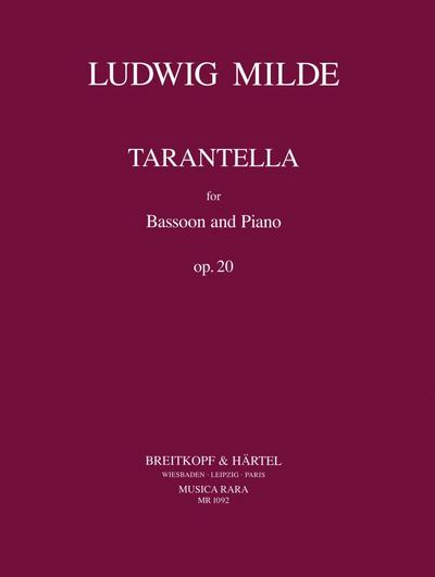 Tarantella op.20für Fagott und Klavier