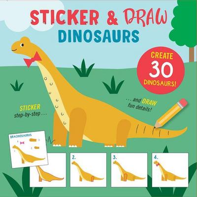 Sticker & Draw Dinosaurs (Create 30 Dinosaurs!)