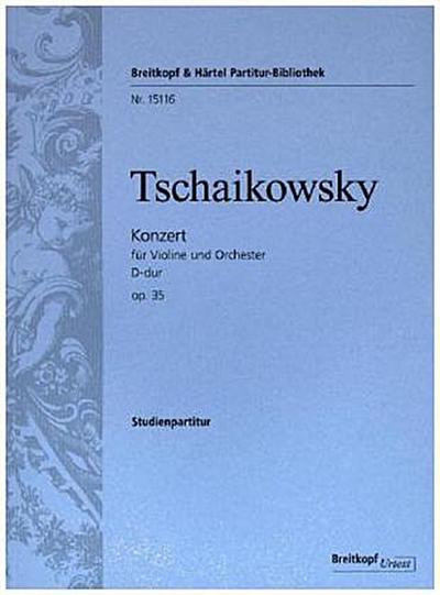 Konzert D-Dur, op. 35, Studienpartitur