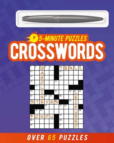 5-Minute Crosswords (Includes Ball-Point Pen)