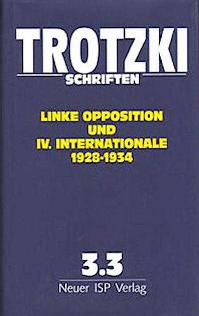 Trotzki,Schriften   Bd.3.3