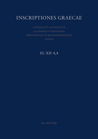 Inscriptiones Graecae. Inscriptiones insularum maris Aegaei praeter Delum. Inscriptiones Coi, Calymni, insularum Milesiarum Cos: Tituli varii incerti alieni insulae milesiae