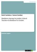 Hardiness Among Secondary School Teachers In Relat