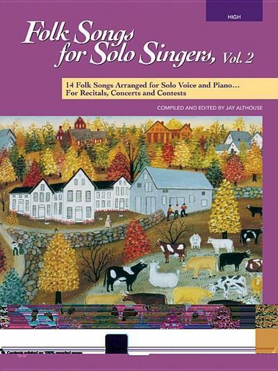 Folk Songs for Solo Singers, Vol 2