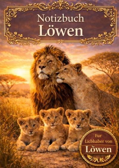 Notizbuch, Löwen