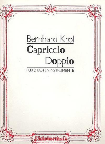 Capriccio Doppio op.105für 2 Tasteninstrumente