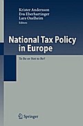 National Tax Policy in Europe
