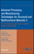 Advanced Processing and Manufacturing Technologies for Structural and Multifunctional Materials II, Volume 29, Issue 9