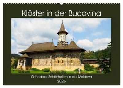 Klöster in der Bucovina (Wandkalender 2026 DIN A2 quer), CALVENDO Monatskalender