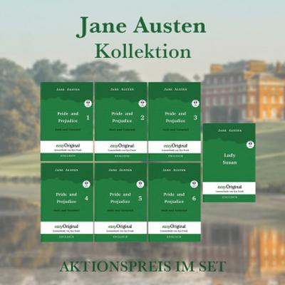 Jane Austen Kollektion Softcover (mit kostenlosem Audio-Download-Link), 7 Teile