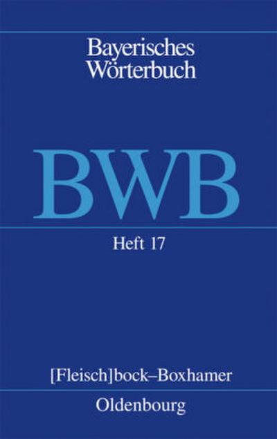 Bayerisches Wörterbuch (BWB) [Fleisch]bock - Boxhamer