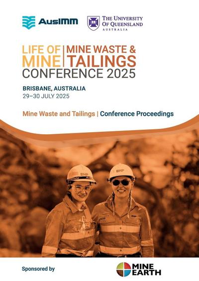 Life of Mine | Mine Waste and Tailings Conference 2025 - vol 2
