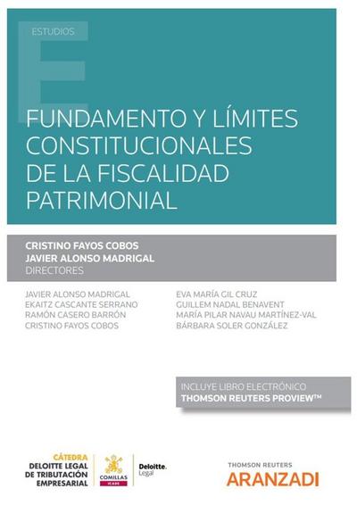 Fundamento y l?mites constitucionales de la fiscalidad patrimonial