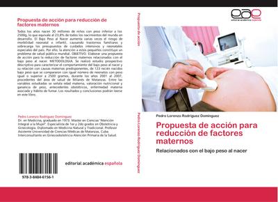 Propuesta de acción para reducción de factores maternos