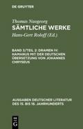 Dramen IV: Hamanus mit der deutschen Übersetzung v