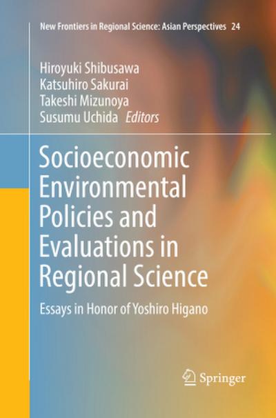 Socioeconomic Environmental Policies and Evaluations in Regional Science