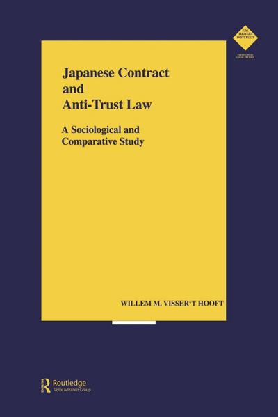 Japanese Contract and Anti-Trust Law
