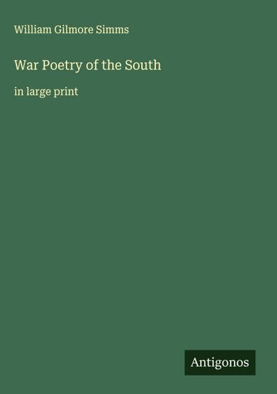 War Poetry of the South