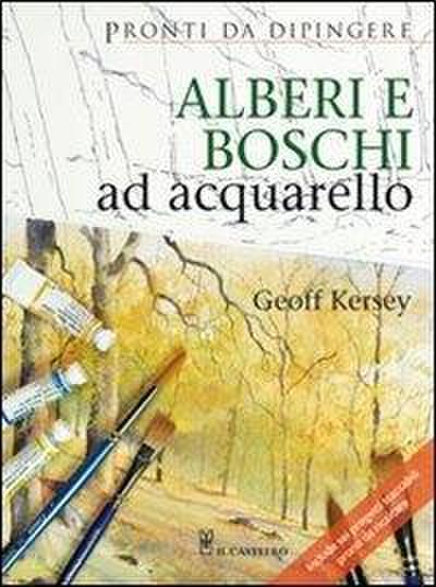 Alberi e boschi ad acquarello