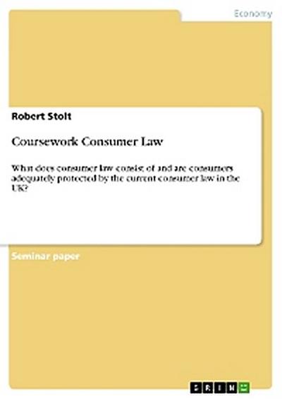 Coursework Consumer Law