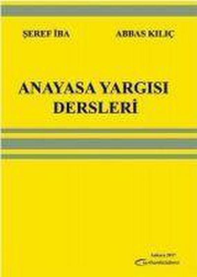 Anayasa Yargisi Dersleri