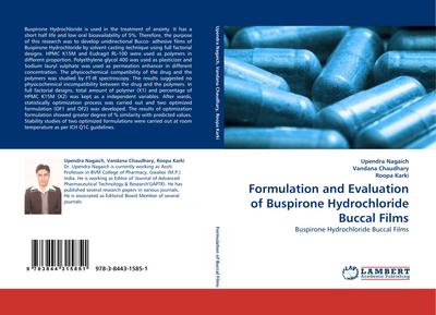 Formulation and Evaluation of Buspirone Hydrochloride Buccal Films