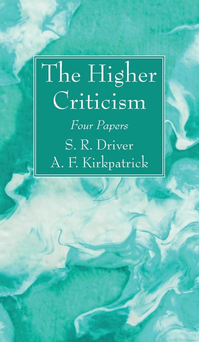 The Higher Criticism