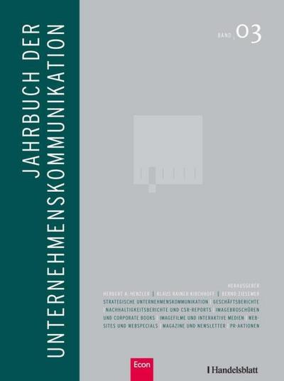 Jahrbuch der Unternehmenskommunikation 2009. Bd.3