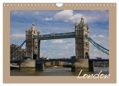 London (Wandkalender 2026 DIN A4 quer), CALVENDO Monatskalender