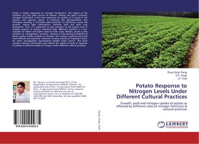 Potato Response to Nitrogen Levels Under Different Cultural Practices
